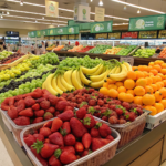 Fresh produce and seasonal fruits available in the latest Key Food circular for healthy, budget-friendly meals.