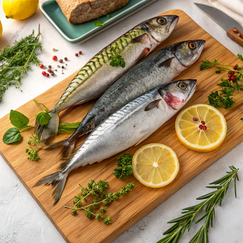 Grilled salmon with lemon and olive oil on a heart-shaped plate representing heart health.